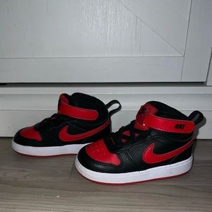 Red & black Nikes